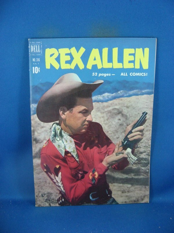 Four Color #316 (Dell Comics, 1951), raw comic book in VF condition — front cover