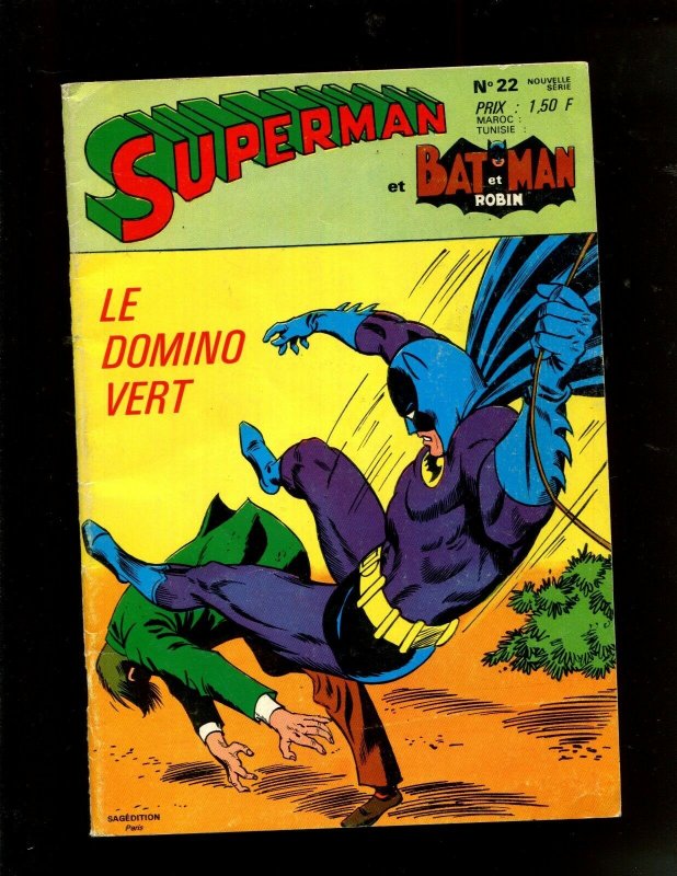 *french* Superman et Batman et Robin #22, raw comic book in 6.0 condition — front cover