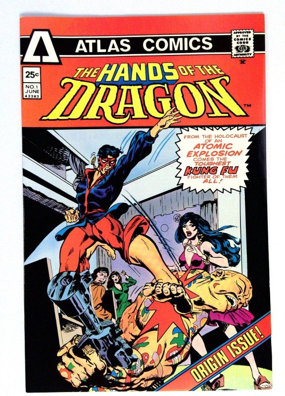 Hands of the Dragon #1 (1975), raw comic book in NM- condition — front cover