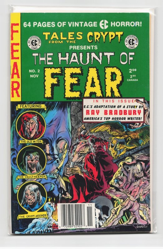 Haunt of Fear #2 (EC Comics, 1991), raw, ungraded comic book — front cover