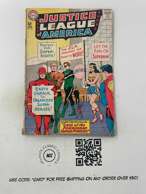 Justice League of America #28 (DC Comics, 2009), raw comic book in VG/FN condition — front cover