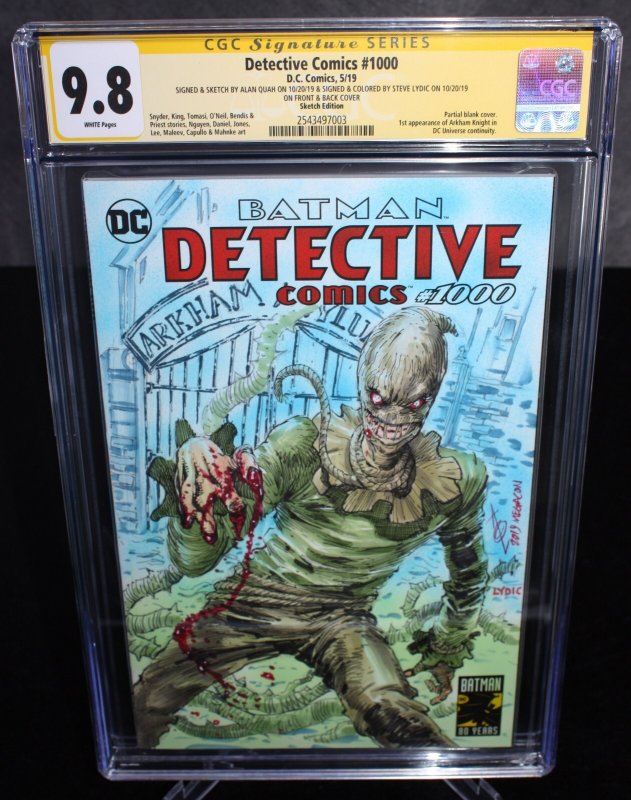 Detective Comics #1000 (DC Comics, 2019), CGC 9.8 graded comic book — front cover in its holder
