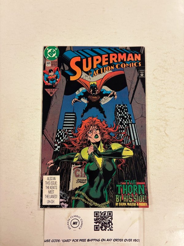 Action Comics #669 (DC Comics), raw comic book in NM condition — front cover