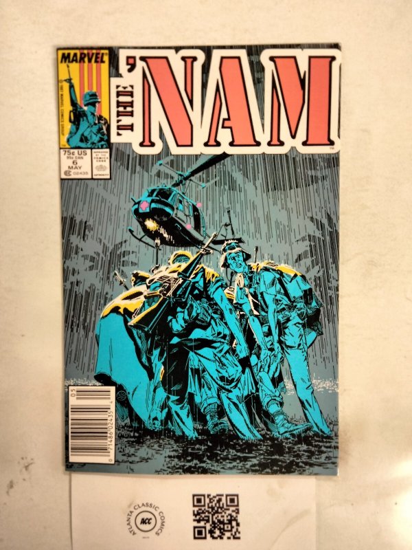 The Nam #6 (Marvel Comics), raw comic book in NM condition — front cover