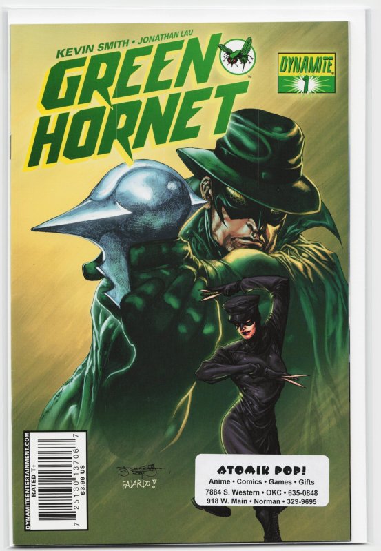 Green Hornet #1 (Dynamite Entertainment, 2010), raw, ungraded comic book — front cover