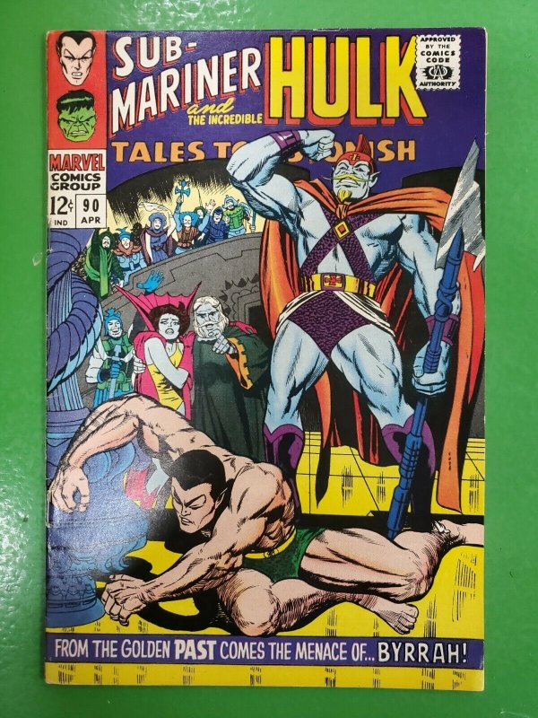 Tales to Astonish #90 (Marvel Comics, 1967), raw comic book in FN condition — front cover