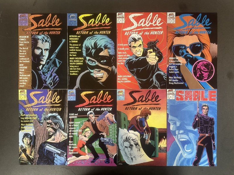 Sable (1988) #1-27 VF+ Complete Set (1988), raw comic book in VF+ condition — front cover