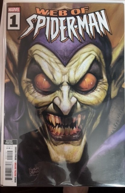 Web of Spider-Man #1 (Marvel Comics, 2024), raw, ungraded comic book — front cover