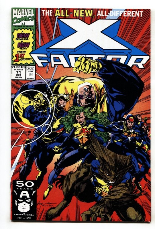 X-Factor #71 - 1991 - Marvel - NM- - Comic Book (Marvel Comics, 1991), raw comic book in NM- condition — front cover