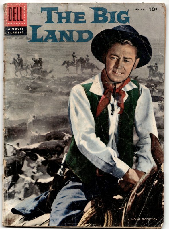 Four Color #812 (Dell Comics, 1957), raw, ungraded comic book — front cover