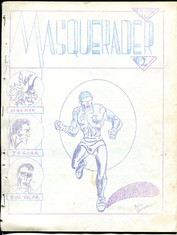 Masquerader #2 (1962), raw comic book in VG- condition — front cover