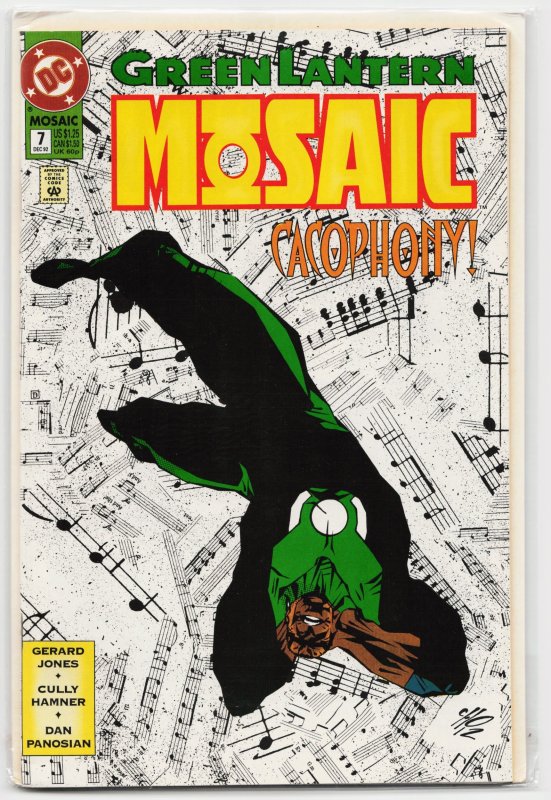 Green Lantern: Mosaic #7 (DC Comics, 1992), raw, ungraded comic book — front cover