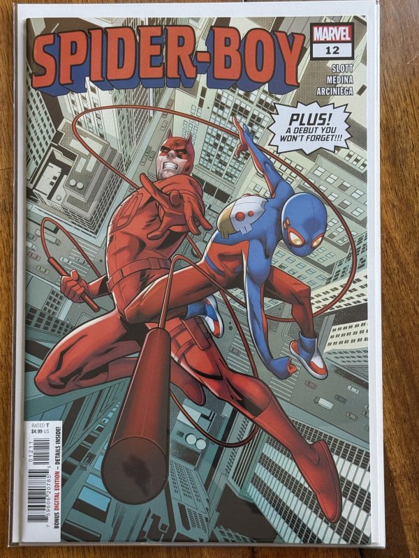 Spider-Boy #12 (Marvel Comics, 2024), raw comic book in NM 9.4 condition — front cover