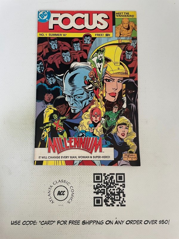 DC Focus #1 (DC Comics, 1987), raw comic book in VF/NM condition — front cover