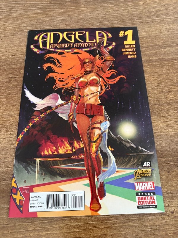 Lot of 6 Angela Asgard's Assassin Marvel Comic Books # 1 2 3 4 5 6 NM 1st 7 J482, raw comic book in NM condition — front cover
