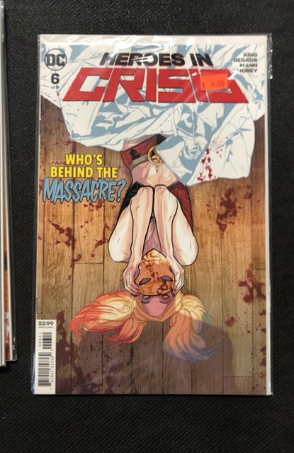 Heroes in Crisis #6 (DC Comics, 2019), raw, ungraded comic book — front cover