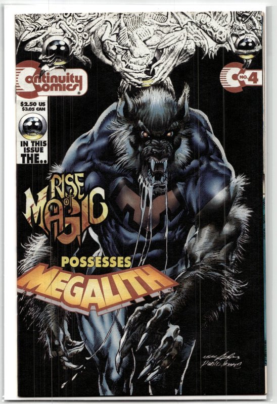 Megalith #4 (1993), raw, ungraded comic book — front cover