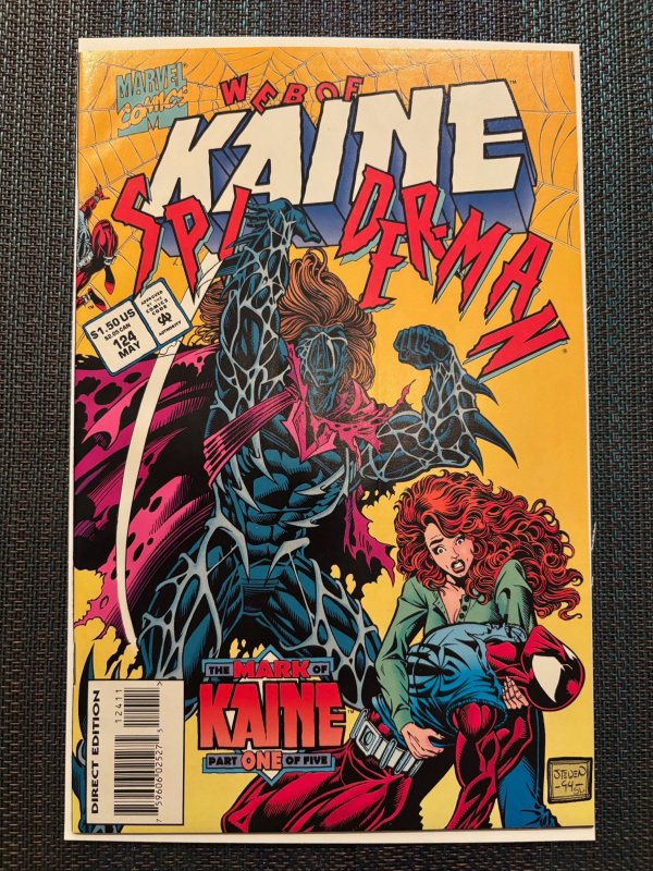 Web of Spider-Man #124 (Marvel Comics, 1995), raw, ungraded comic book — front cover