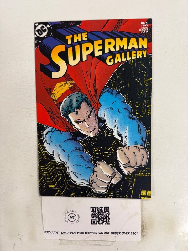 Superman Gallery #1 (DC Comics, 1993), raw comic book in NM condition — front cover