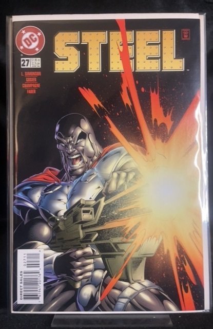 Steel #27 (DC Comics, 1996), raw, ungraded comic book — front cover