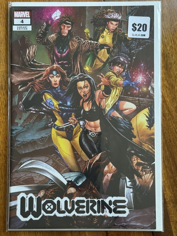 Wolverine #4 (Marvel Comics, 2020), raw comic book in NM+ 9.6 condition — front cover