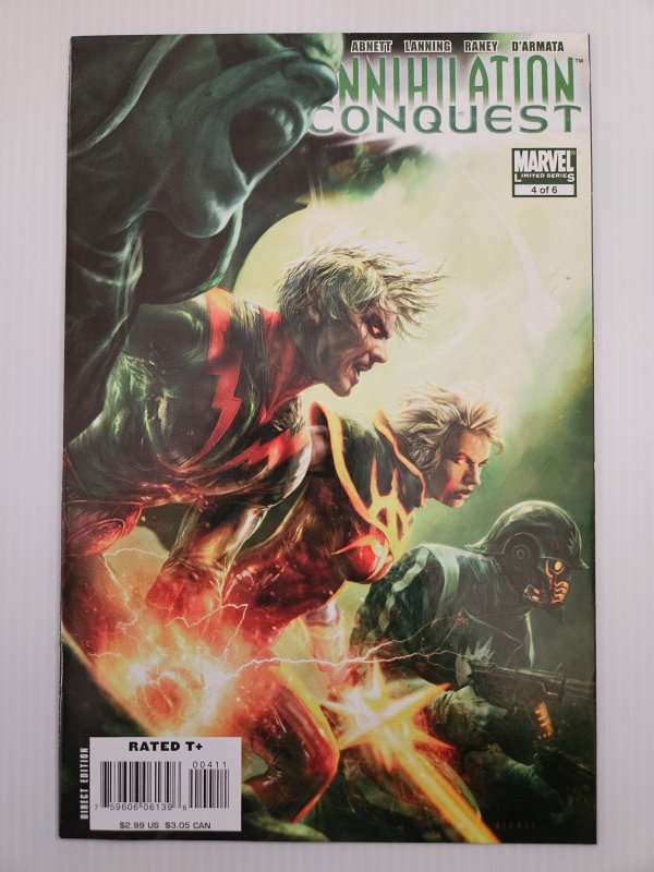 Annihilation: Conquest #4 (Marvel Comics, 2008), raw, ungraded comic book — front cover