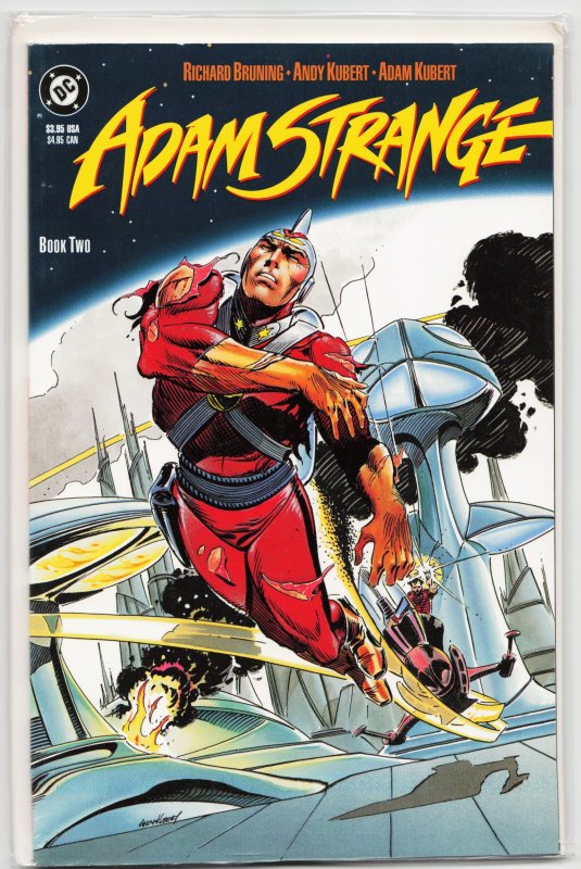 Adam Strange #2 (DC Comics, 1990), raw, ungraded comic book — front cover