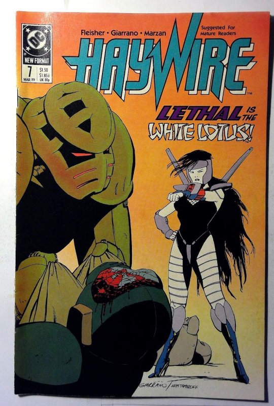 Haywire #7 (DC Comics, 1989), raw, ungraded comic book — front cover
