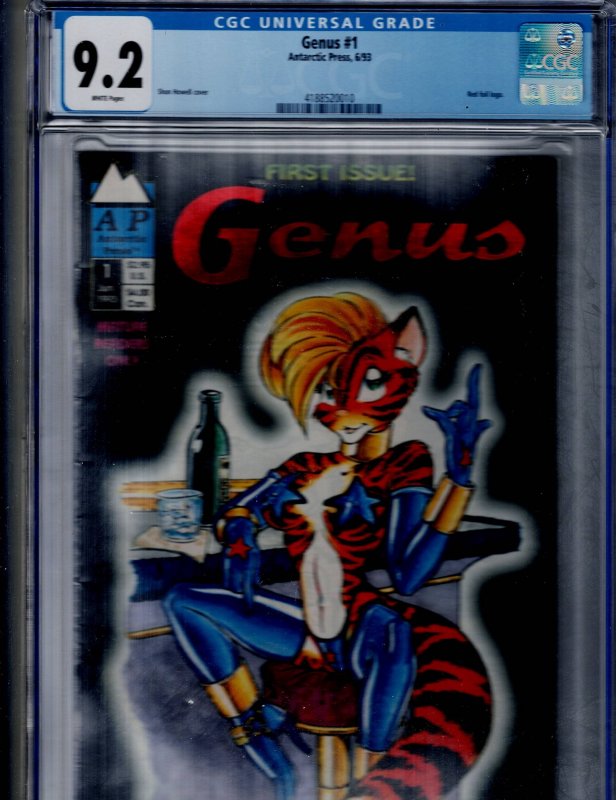 Genus #1 (1993), comic book — front cover in its holder