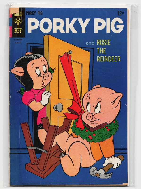 Porky Pig #16 (Gold Key, 1968), raw, ungraded comic book — front cover