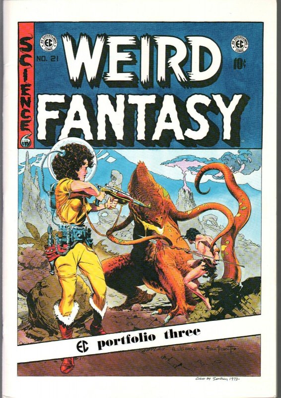 EC Portfolio Three #3 (1973), raw comic book in VF condition — front cover
