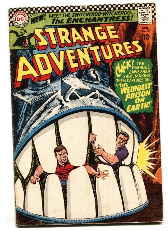Strange Adventures #187 - 1966 - DC - VG+ - Comic Book (DC Comics, 1966), raw comic book in VG+ condition — front cover