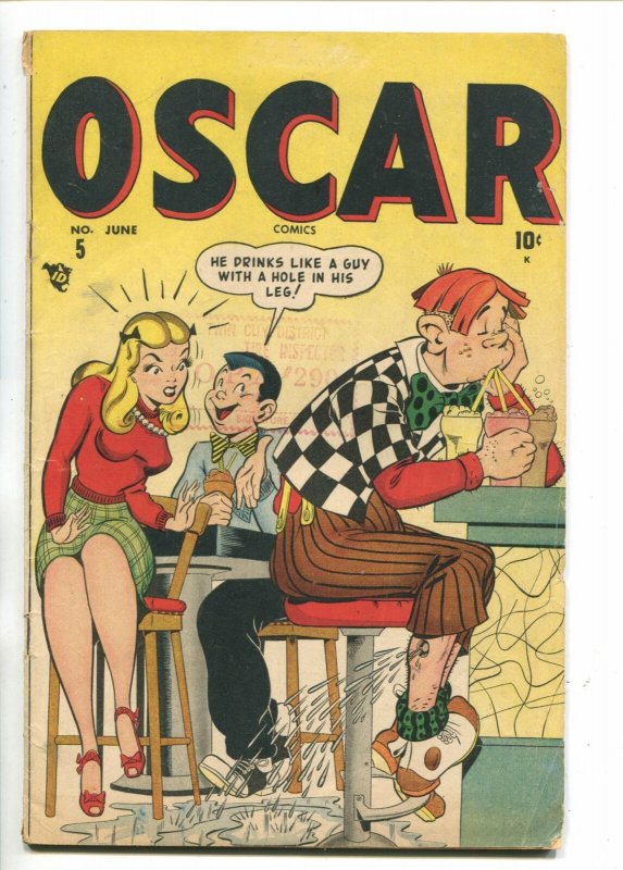 Oscar #15 (Timely Comics, 1948), raw, ungraded comic book — front cover