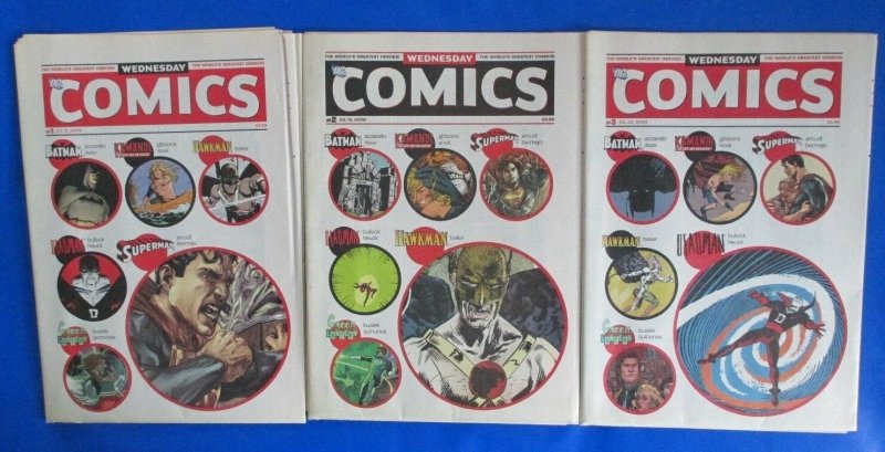2009 DC Wednesday Comics LOT OF 3! VF #1-3 Batman Superman Kamandi Deadman (2009), raw comic book in VF condition — front cover