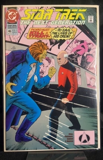 Star Trek: The Next Generation #46 (DC Comics, 1993), raw, ungraded comic book — front cover