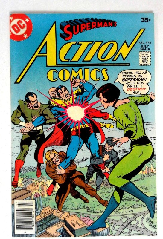 Action #473 (DC Comics, 1977), raw comic book in NM- condition — front cover