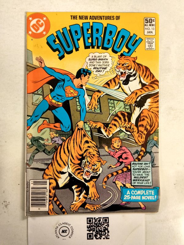Superboy #13 (DC Comics), raw comic book in VF condition — front cover