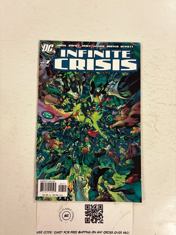 Infinite Crisis #7 (DC Comics, 2006), raw comic book in NM condition — front cover