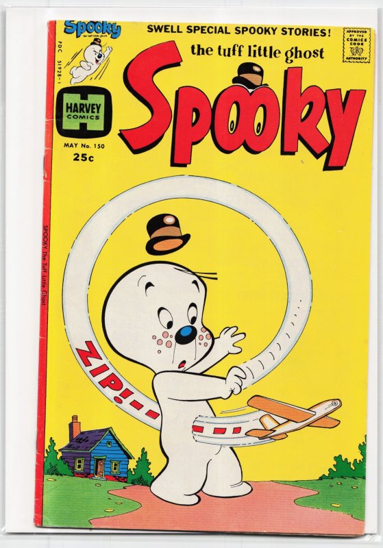 Spooky #150 (Harvey Comics, 1976), raw, ungraded comic book — front cover