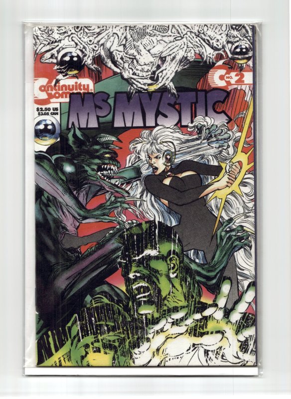 Ms. Mystic #2 (1993), raw, ungraded comic book — front cover