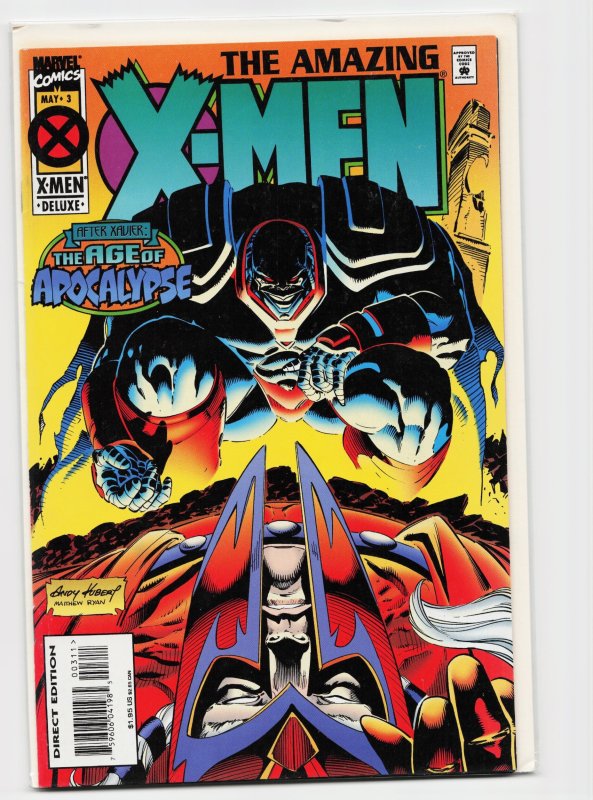Amazing X-Men #3 (Marvel Comics, 1995), raw, ungraded comic book — front cover