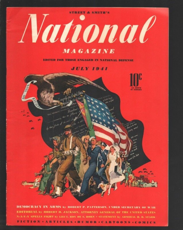 National #1 (Quality Comics), raw, ungraded comic book — front cover