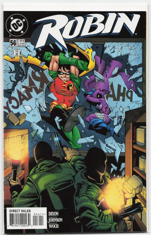 Robin #56 (DC Comics, 1998), raw, ungraded comic book — front cover