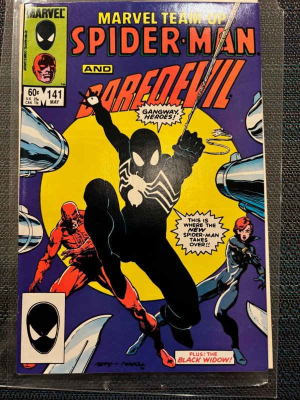 Marvel Team-Up #141 (Marvel Comics, 1984), raw, ungraded comic book — front cover