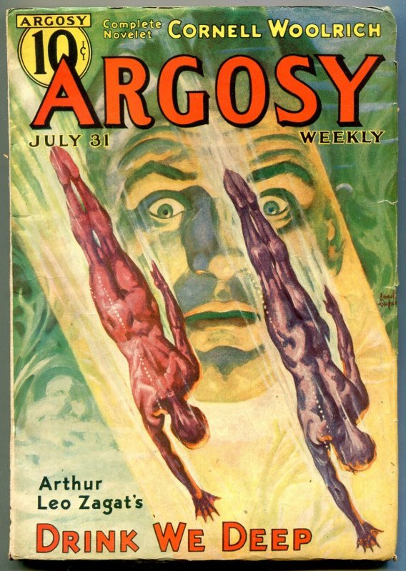 Pulp: Argosy Pulp July #31 (1937), raw, ungraded comic book — front cover