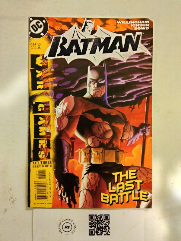 Batman #633 (DC Comics, 2004), raw comic book in NM condition — front cover