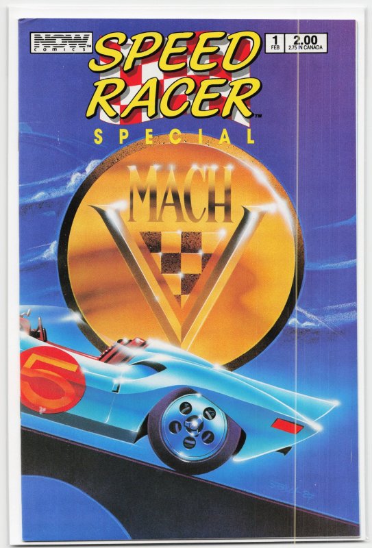 Speed Racer Special Newsstand Edition (1988) Speed Racer (1988), raw, ungraded comic book — front cover