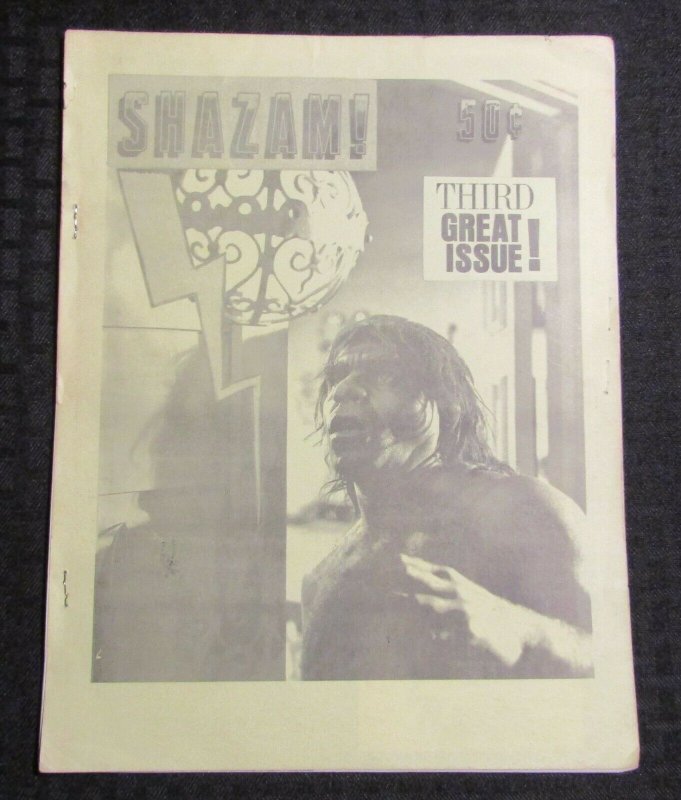 1963 Fall Shazam Annual Fanzine v.1 #3 (1963), raw comic book in VG+ 4.5 condition — front cover