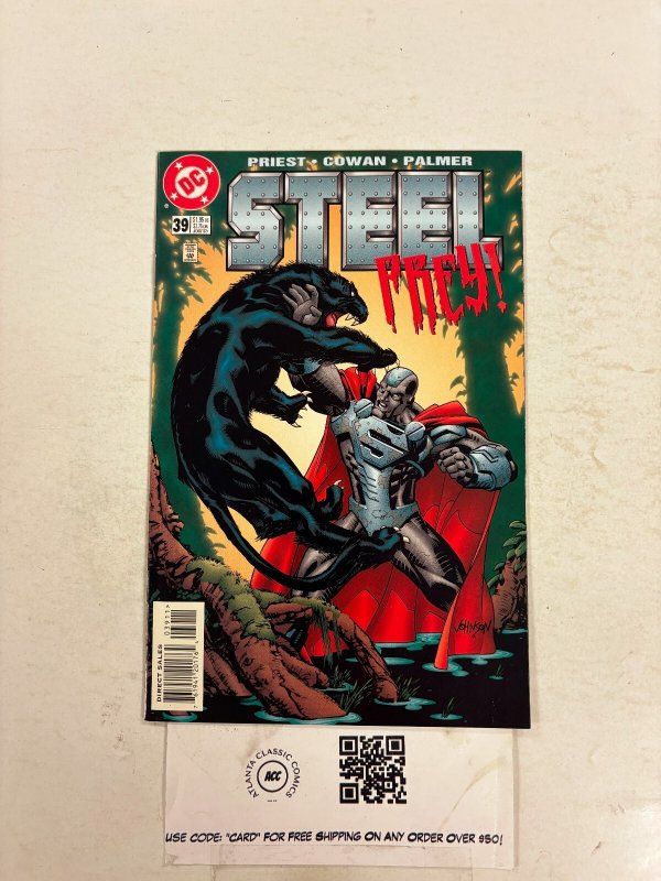 Steel #39 (DC Comics, 1997), raw comic book in NM condition — front cover