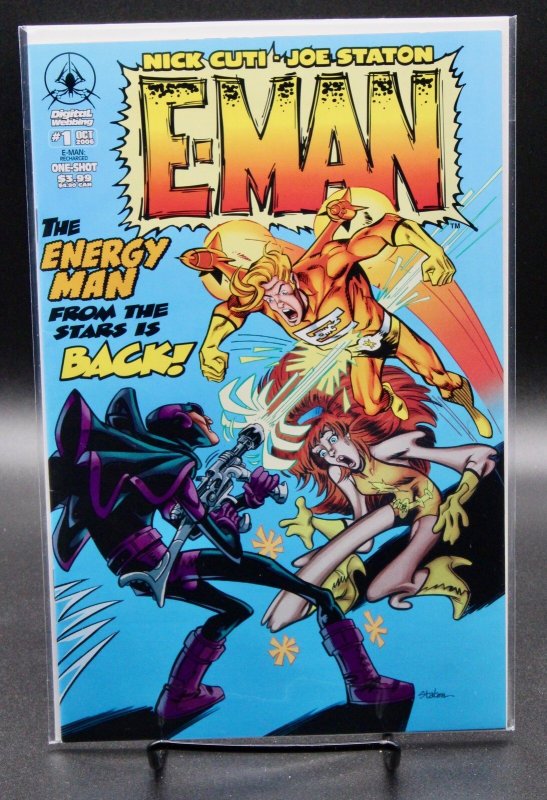 E-Man Recharged: See No Evil #1 (2006), raw comic book in NM condition — front cover